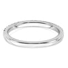 Gold Diamond Round Wedding Band