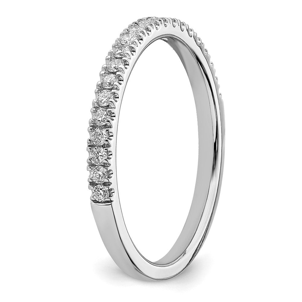 Gold Diamond Round Wedding Band