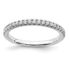 Gold Diamond Round Wedding Band