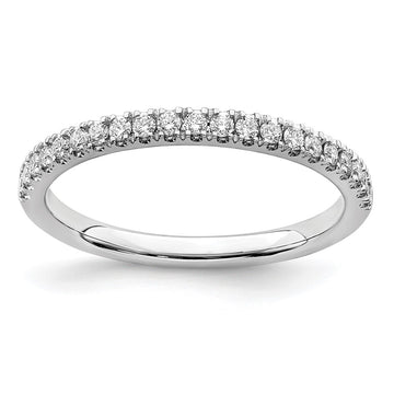 Gold Diamond Round Wedding Band