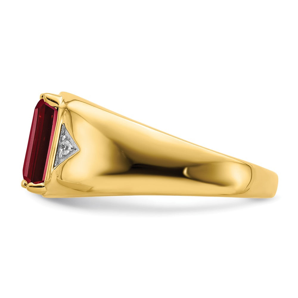 Men's Gemstone and Diamond Rings