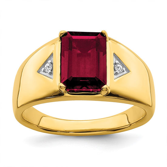 Men's Gemstone and Diamond Rings