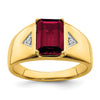 Men's Gemstone and Diamond Rings