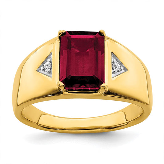 Men's Gemstone and Diamond Rings