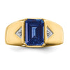 Men's Gemstone and Diamond Rings