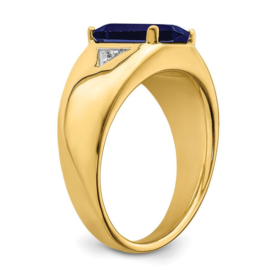 Men's Gemstone and Diamond Rings
