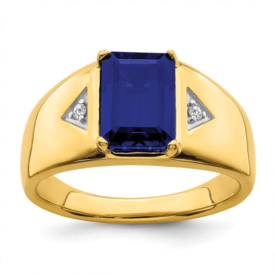 Men's Gemstone and Diamond Rings