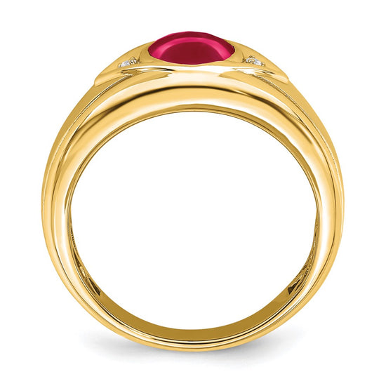 Men's Gemstone and Diamond Rings