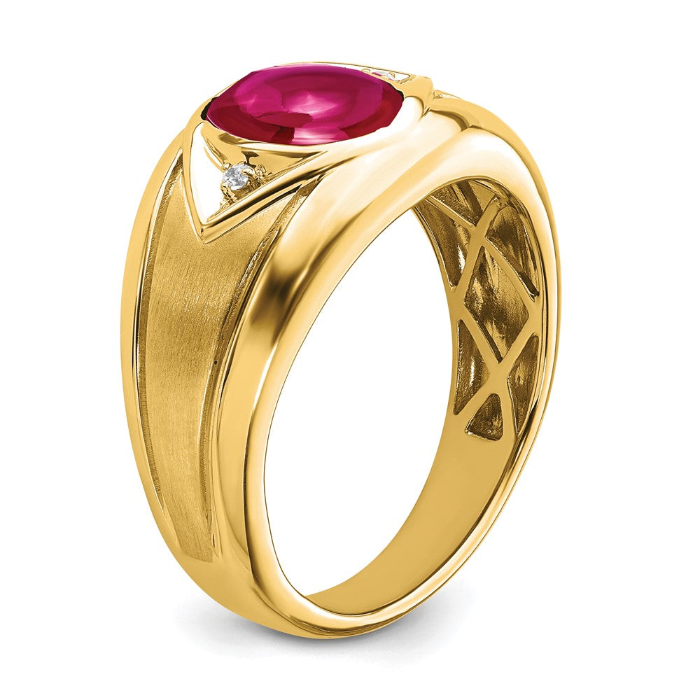 Men's Gemstone and Diamond Rings
