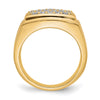 Gold Diamond Mens Rings