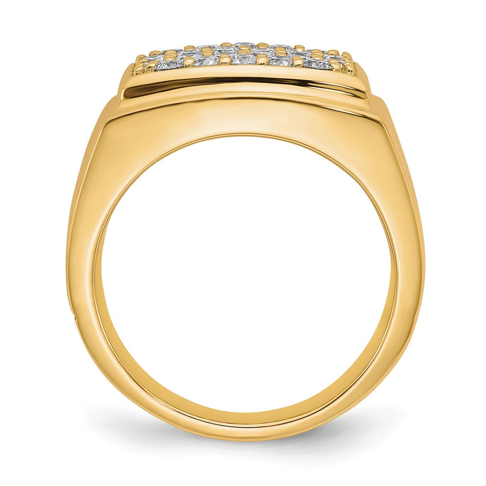 Gold Diamond Mens Rings