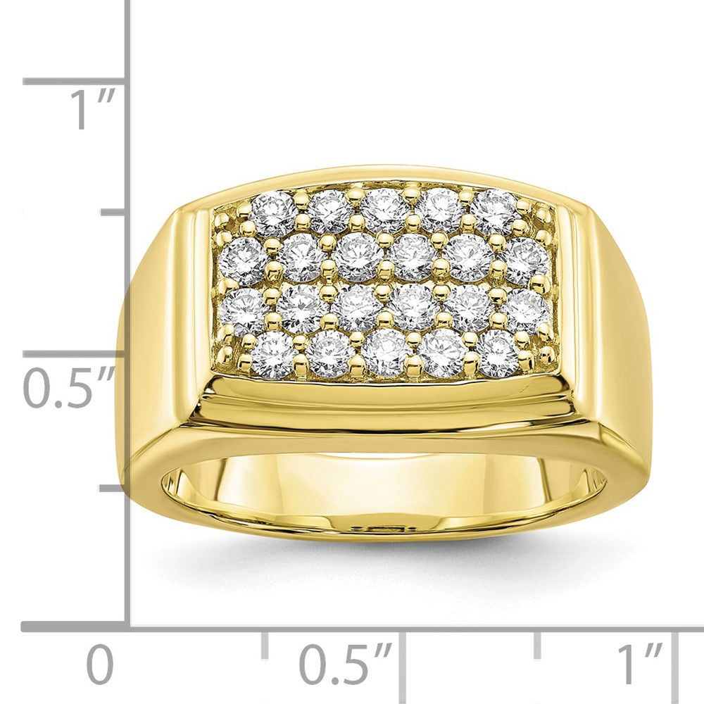Gold Diamond Mens Rings