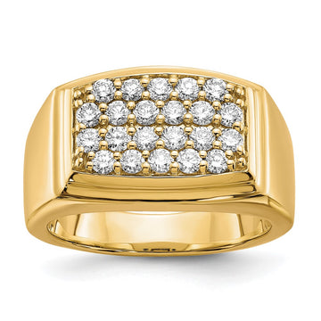 Gold Diamond Mens Rings