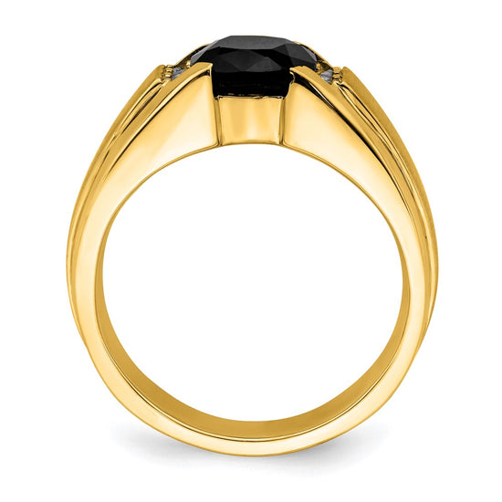 Men's Onyx & Diamond Rings