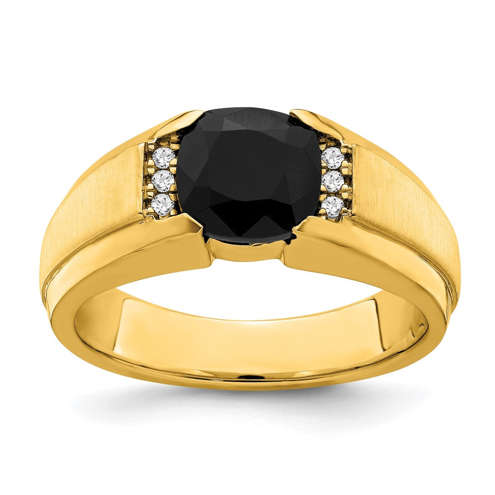 Men's Onyx & Diamond Rings