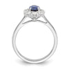 Oval Gemstone and Diamond Halo Rings