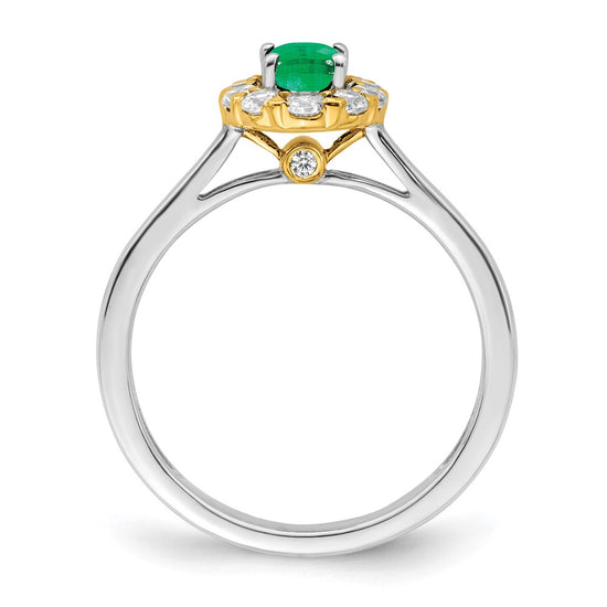 Oval Gemstone and Diamond Halo Rings