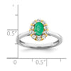 Oval Gemstone and Diamond Halo Rings