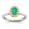 Oval Gemstone and Diamond Halo Rings