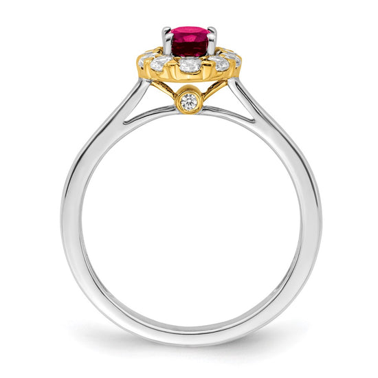 Oval Gemstone and Diamond Halo Rings