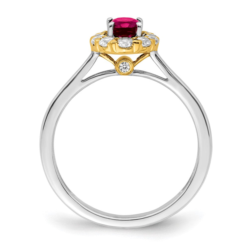 Oval Gemstone and Diamond Halo Rings