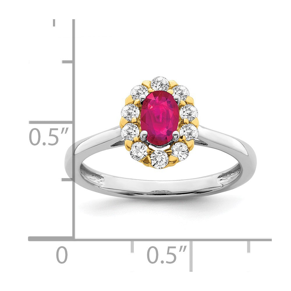 Oval Gemstone and Diamond Halo Rings