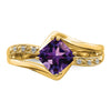 Gemstone and Diamond Ring