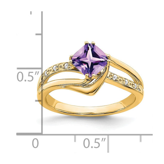 Gemstone and Diamond Ring