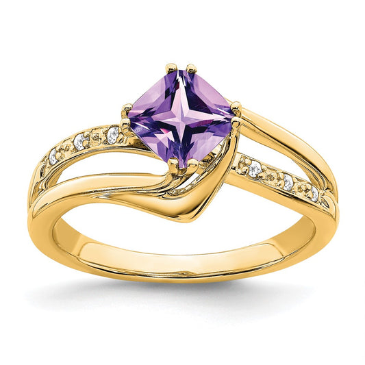 Gemstone and Diamond Ring