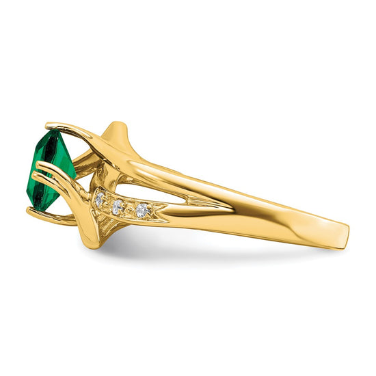 Gemstone and Diamond Ring