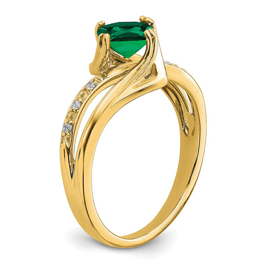 Gemstone and Diamond Ring