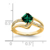 Gemstone and Diamond Ring