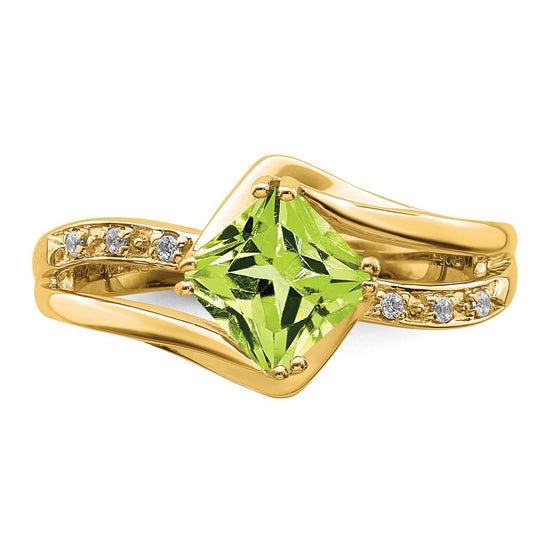 Gemstone and Diamond Ring