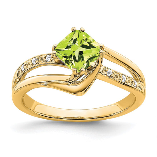 Gemstone and Diamond Ring