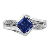 Gemstone and Diamond Ring