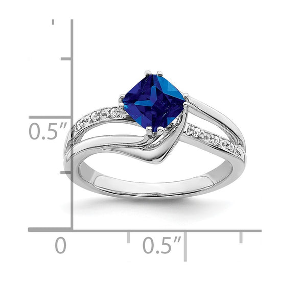 Gemstone and Diamond Ring