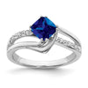 Gemstone and Diamond Ring