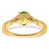 Oval Gemstone and Diamond Ring