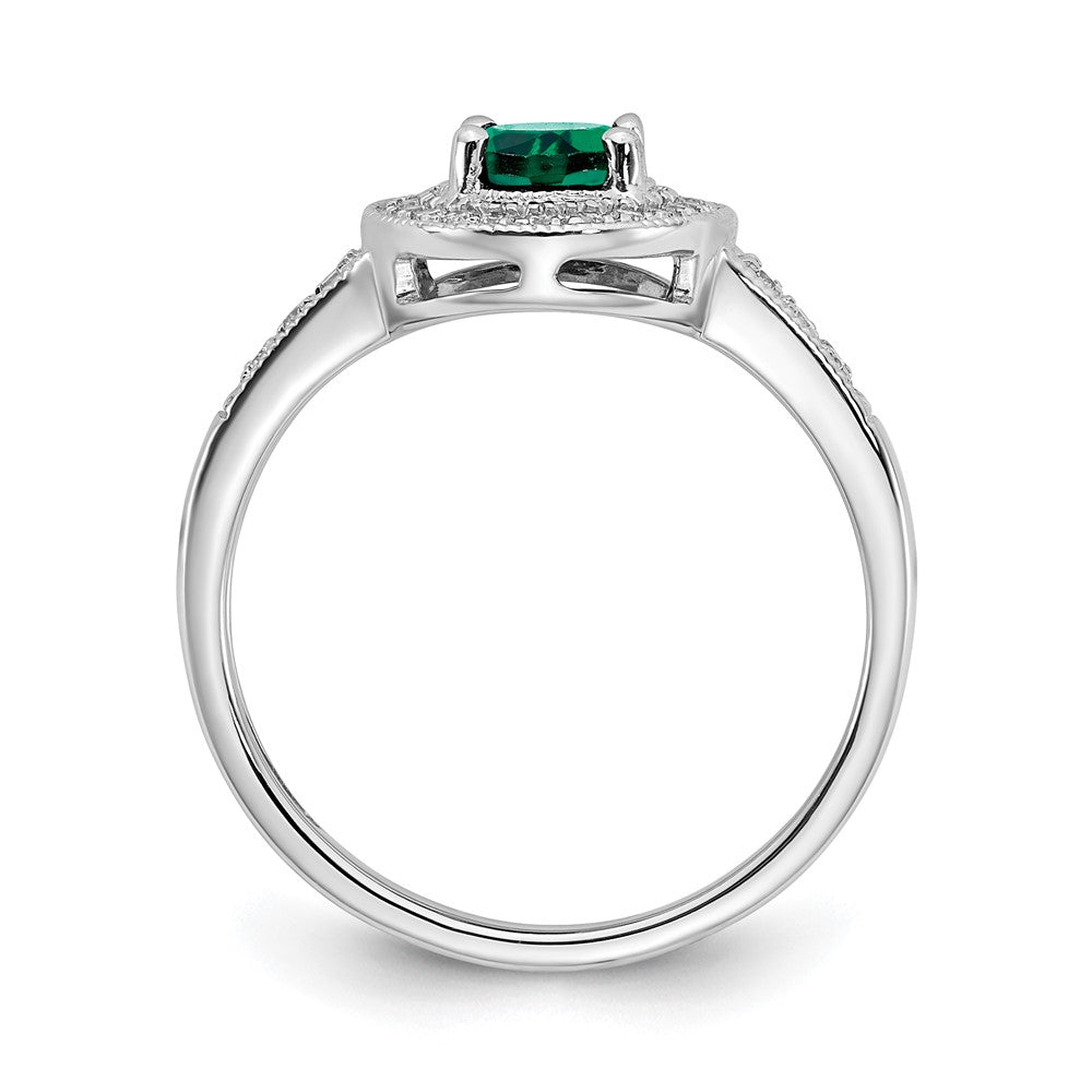 Oval Gemstone and Diamond Halo Rings