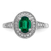Oval Gemstone and Diamond Halo Rings