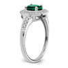 Oval Gemstone and Diamond Halo Rings