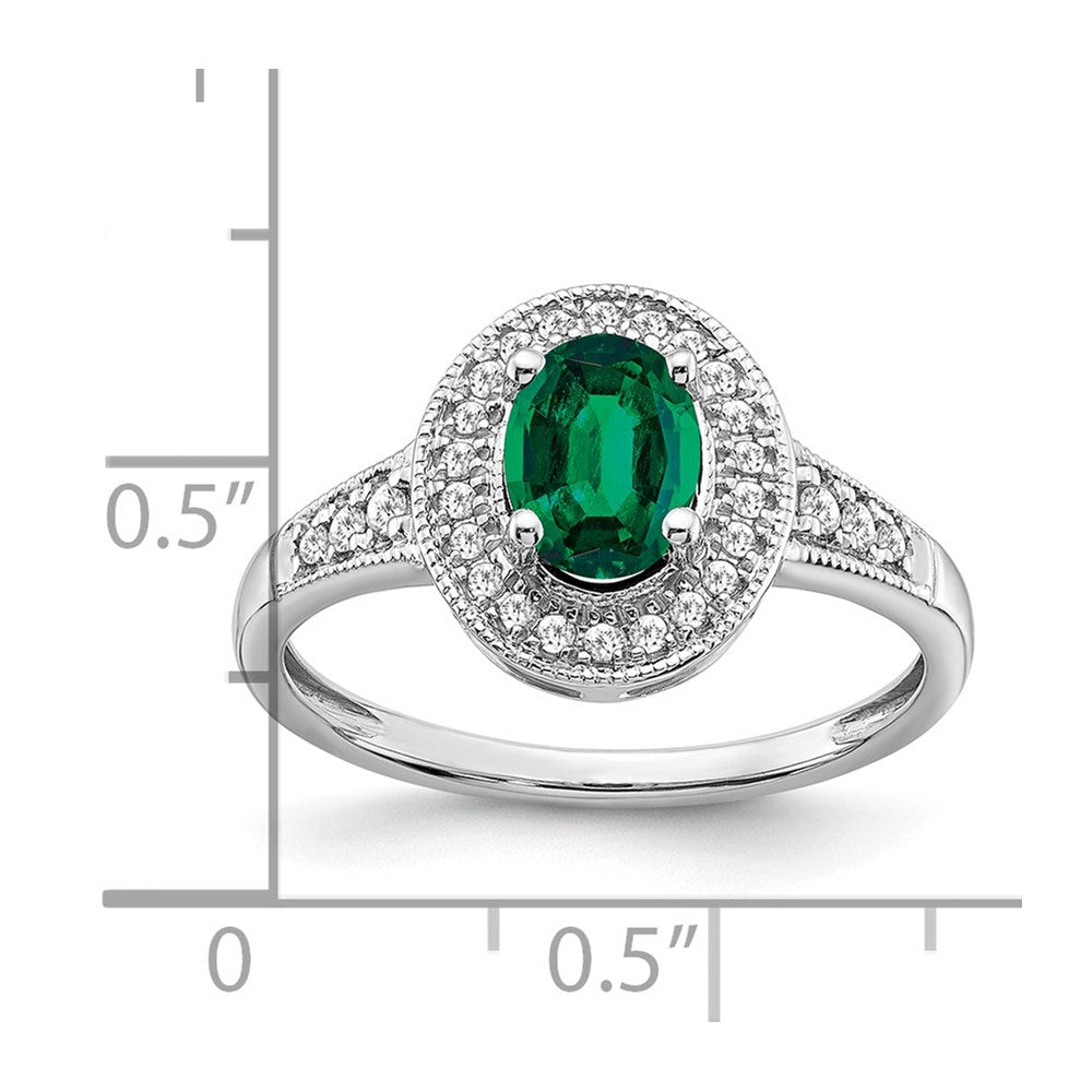 Oval Gemstone and Diamond Halo Rings