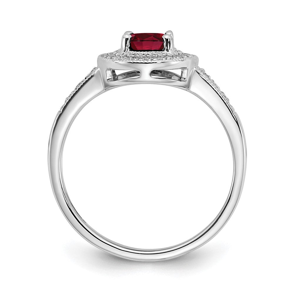 Oval Gemstone and Diamond Halo Rings