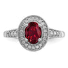 Oval Gemstone and Diamond Halo Rings