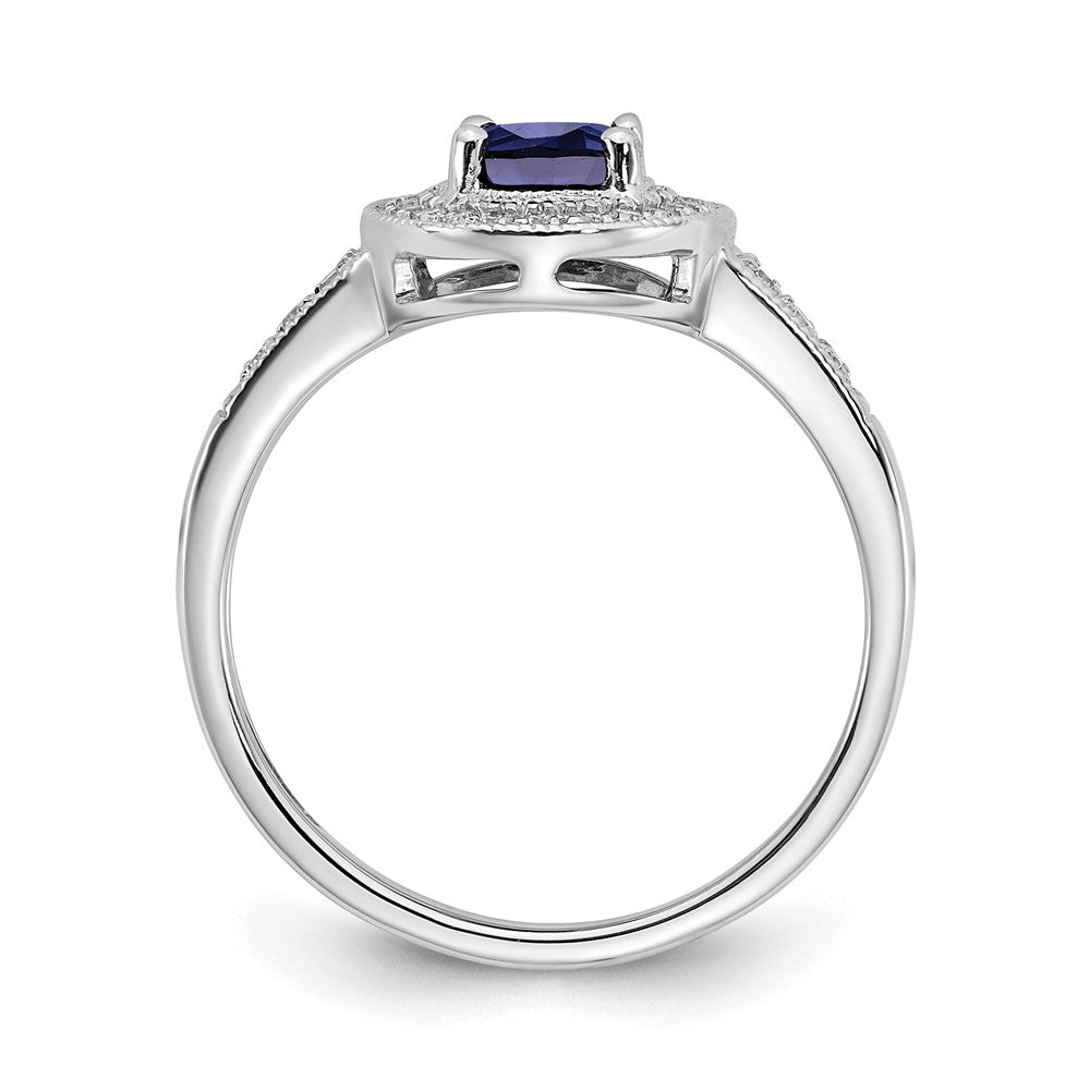Oval Gemstone and Diamond Halo Rings