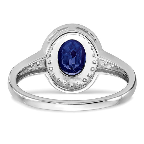 Oval Gemstone and Diamond Halo Rings