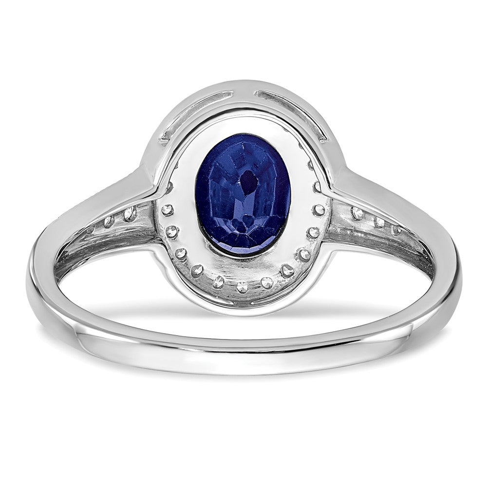 Oval Gemstone and Diamond Halo Rings