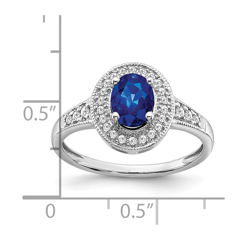 Oval Gemstone and Diamond Halo Rings
