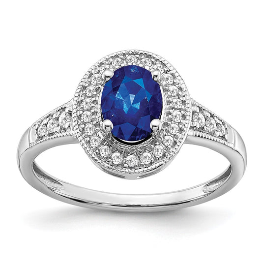Oval Gemstone and Diamond Halo Rings