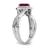 Pear Gemstone and Diamond Halo Rings